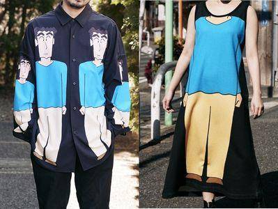 《蜡笔小新》野原广志上衣＋耳环被秒杀！连身裙一套变爱家好男人