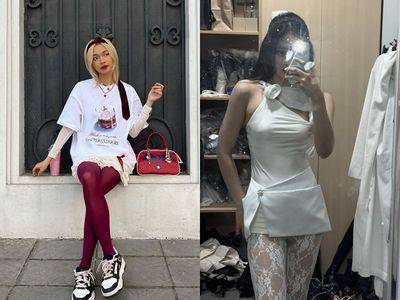 2024新潮流“彩色丝袜”Jennie、Jisoo都在穿　轻松打造Y2K芭蕾风