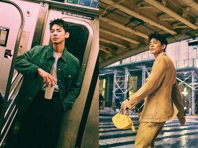 林柏宏在纽约街头耍帅西装照连发！　曝爱犬有灵性私下研究“宠物行为”