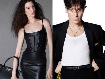 最强阵容！安海瑟薇挑战性感马甲裙、影帝席尼墨菲穿Versace帅翻