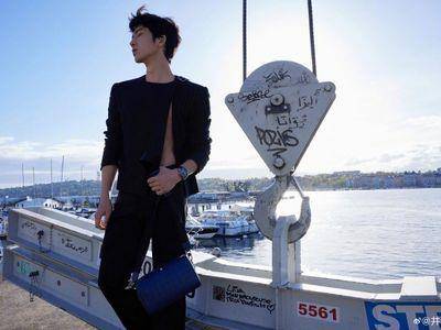 表展直击／井柏然黑装帅翻日内瓦　万宝龙加持低调不了