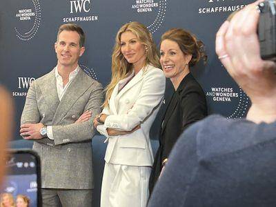 表展直击／“最赚超模”吉赛儿灿笑秀IWC　江诗丹顿亮富豪时计