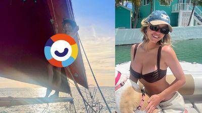 衣服包不住好身材！女星度假扮海盗　海滩热舞秀邪恶视角