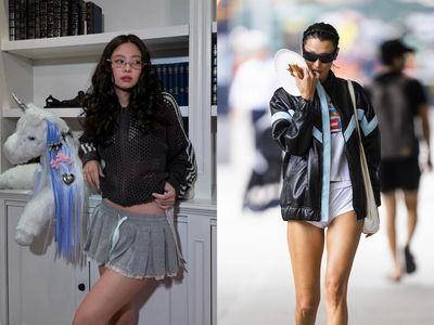 说流行／挤下美拉德“Blokette”球衣混搭风红什么？Jennie甜酷示范