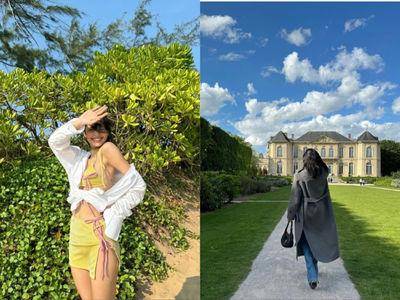 Lisa不避嫌晒“男友视角”背影照　比基尼造型青春无敌