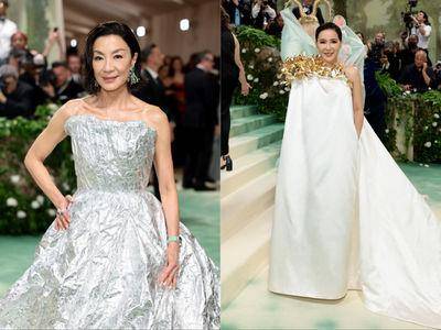 中国台湾珠宝设计师赵心绮再登Met Gala 杨紫琼爱戴祖母绿配千万钻表