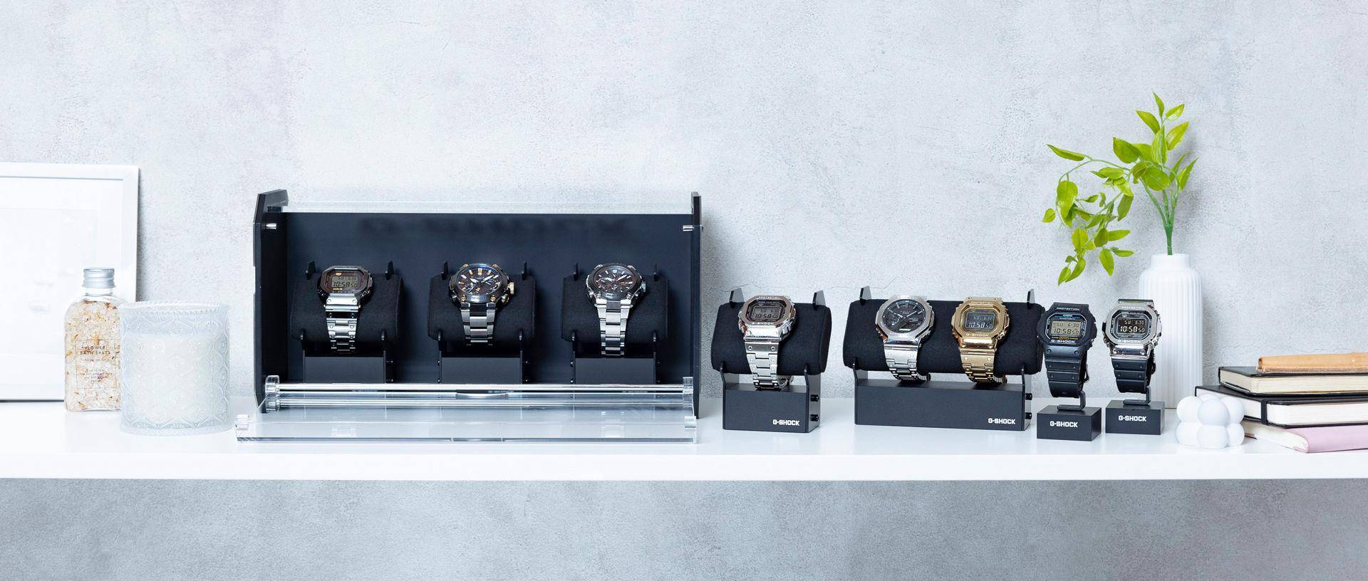 G-SHOCK表迷就是要收整套　星云表炫目、表架也开卖了 奢侈品牌 图3张