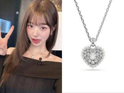 张员瑛心型项炼闪爆　漂亮锁骨被看光