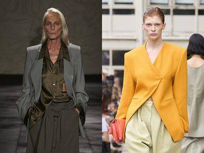 春夏最新西装造型从伸展台学习　经典轮廓、前卫混搭优雅又帅气