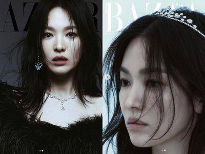 宋慧乔278万冠冕变优雅白天鹅！凄美破碎氛围又让粉丝惊艳