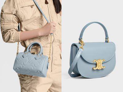 别只买黑色！梦幻系“宝宝蓝精品包”　LV、Dior经典款想全数收藏