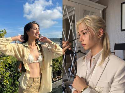 大秀直播／泰女神辣穿比基尼等看LV早春秀　Stray Kids Felix飞西班牙准备