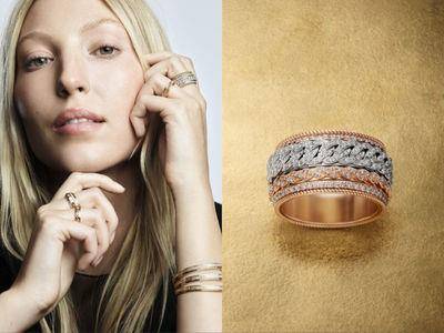 百万马衔锁炼钻戒好时髦　伯爵“会转动的珠宝”秀金工