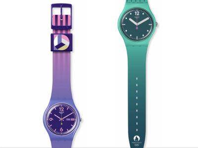 Swatch奥运表缤纷出击　运动赛事Logo装饰表环
