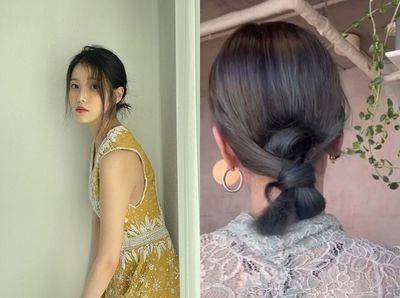 5款“简单低丸子头”发型教学！头型变超美　短中长发都适合