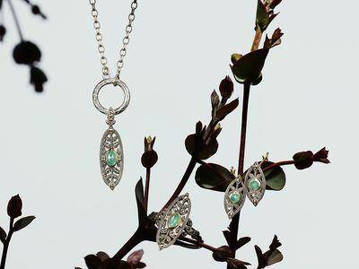 日职人手工压花首饰复古迷人　agete四季主题戴整年