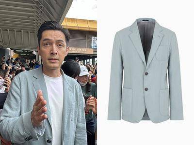 胡歌抵台“机场造型”被GA包下！穿灰绿西装外套散发男神气质