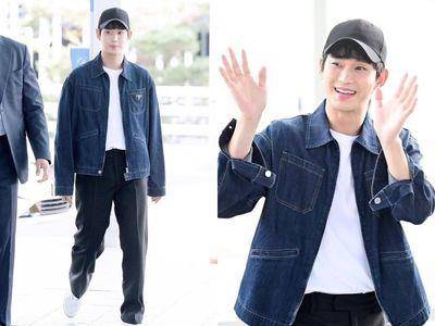 金秀贤机场时尚根本吃了防腐剂！36岁童颜关键棒球帽＋小白鞋