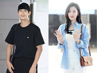 超甜！金秀贤、金智媛隔空撞牌穿“情侣装”　粉丝狂呼：拜托原地结婚