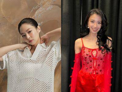 Jennie、泫雅、aespa都穿“渔网上衣” 轻盈层次感是本季热门单品