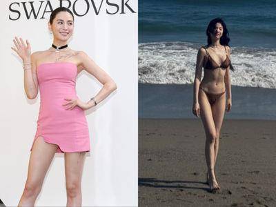 韩星Nana火辣比基尼太逼人　解放109公分美腿、蜜桃臀