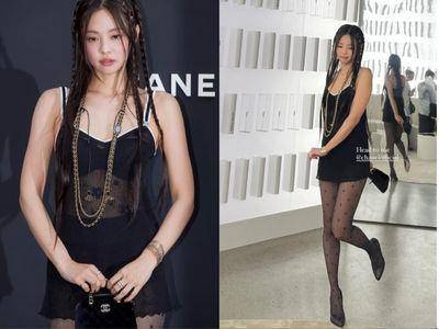 Jennie香奈儿透视装性感又俏皮　抢先秀耳机项炼表