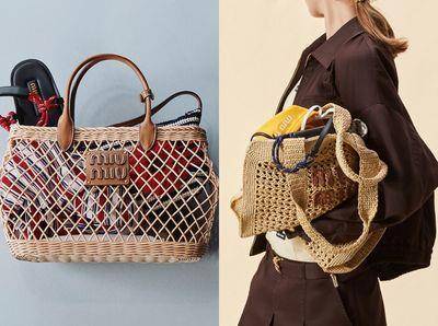 盛夏5款编织包成为造型亮点！无性别大包风潮　男女都能背