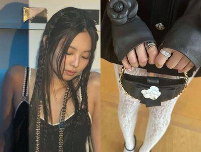 Jennie珠宝穿搭4招！戒指叠戴、多层项炼打造小脸　职场也适合