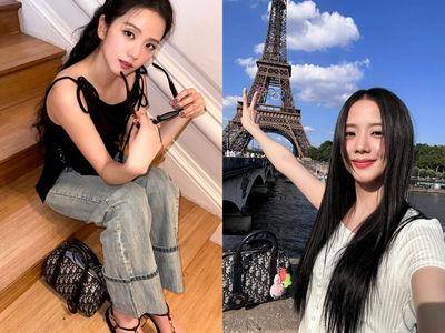 Jisoo巴黎私服曝光Dior新波士顿包！经典缇花搭兔子玩偶超有少女心