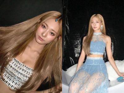 周子瑜金发造型晒“芭比娃娃”神颜！透视长裙藏不住好身材甜又辣