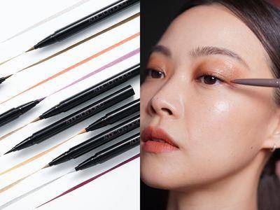 彩色眼线更时髦！极细笔芯新手也不怕画出两条毛毛虫