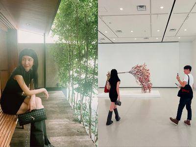 杨谨华迷你裙配长靴又辣又帅　老公忙拍游日美照甜蜜蜜