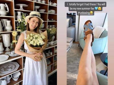 Melody挖到买1年忘记穿的爱马仕凉鞋　点名今夏最爱鞋款