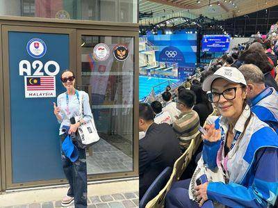 杨紫琼看奥运比赛庆结婚周年　戴18克超轻陀飞轮表吸睛
