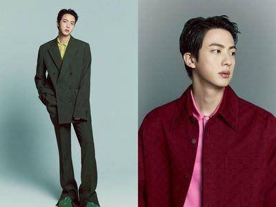 BTS成员Jin喜讯连发！成Gucci全球代言人　“粉红＋红”叠穿帅出新高度