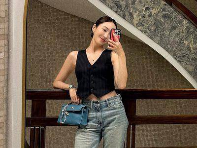 洁西卡拎爱马仕迷你凯莉包游罗马　住宝格丽饭店好享受