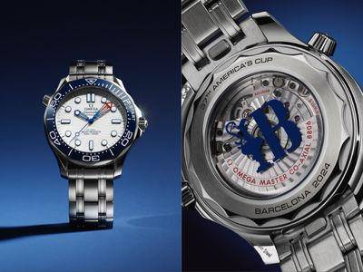 欧米茄美洲杯帆船赛特别版表有亮点　奖杯造型秒针跑全场