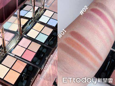 试开箱／翠鸟绿、冰川蓝入眼影！“冷萃灰”质感展现透明度　一刷仙气满分