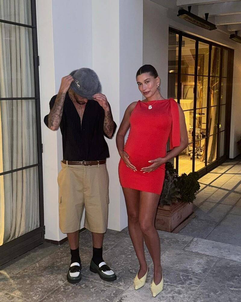 Hailey Bieber的9套孕妇穿搭！鼓励女生孕期风格不受限　晒肚也时髦 名人名流 图2张