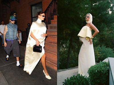 Hailey Bieber的9套孕妇穿搭！鼓励女生孕期风格不受限　晒肚也时髦