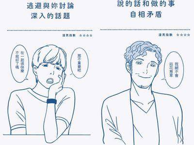 渣男鉴定图鉴！爱逃避、态度嚣张、阴晴不定都该逃避