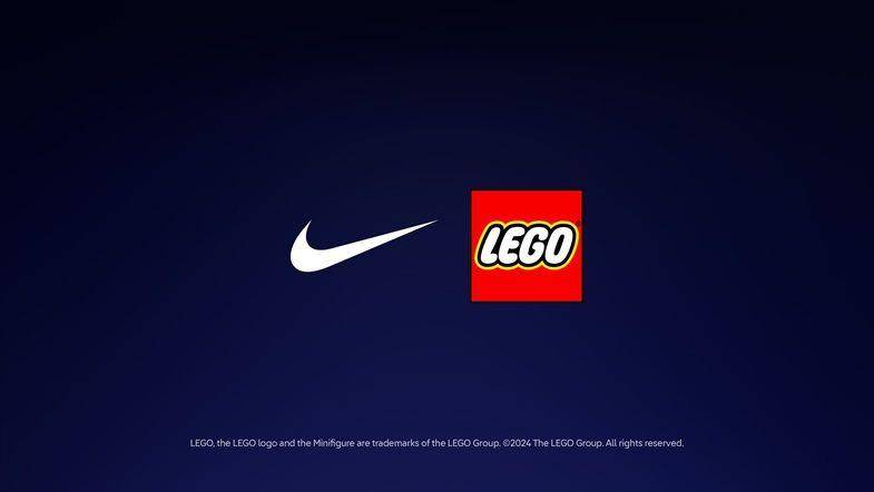 梦幻联动！NIKE宣布与LEGO长期合作　全新“乐高版勾勾”Logo曝光 最新资讯 图1张