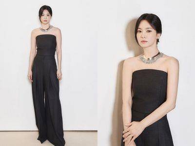 宋慧乔难得穿连身裤太帅气！娇小身型拍出180cm大长腿气势