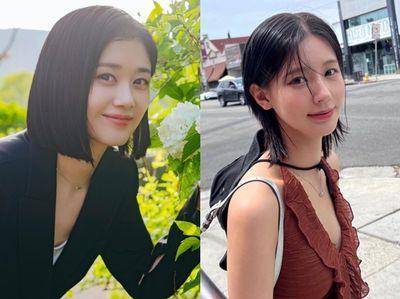 5款韩星短发范本！张娜拉一刀切齐短发轻盈好打理、薇娟同款适合过渡期