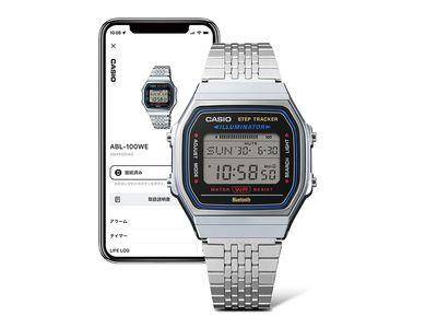 CASIO复古表2000元有找　竟有蓝牙还可计步