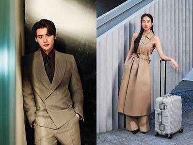 贝克汉、李锺硕双男神带货BOSS西装　文佳煐同款旅行箱优雅出游