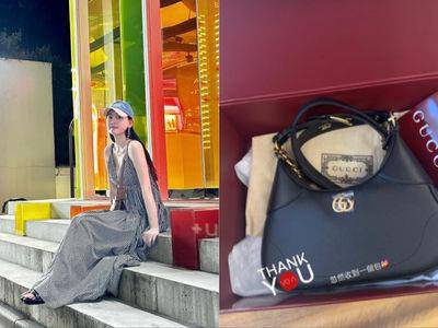陈乔恩婚礼前开箱逾30万精品礼物　喜收Gucci包、Roger Vivier鞋