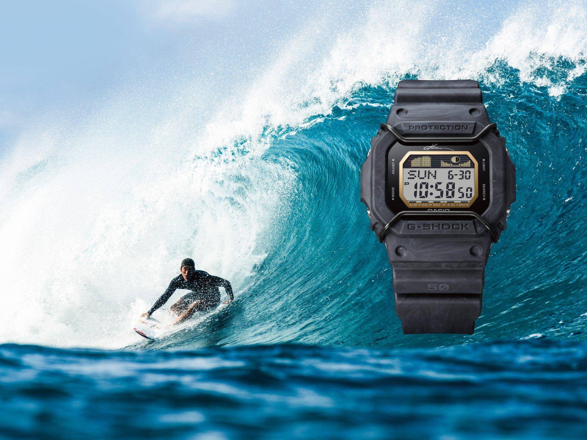 戴G-SHOCK冲浪安啦！　东奥银牌选手最爱金属保护杆设计 最新资讯 图1张