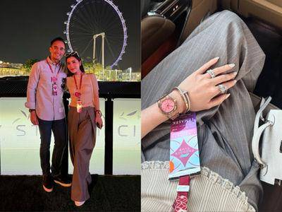 “马来西亚最美千金”看赛车行头飙破千万元　爱马仕包、卡地亚是标配