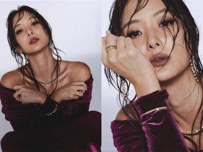 孙芸芸湿发配百万珠宝好时髦　女儿调皮问“要不要借吹风机”